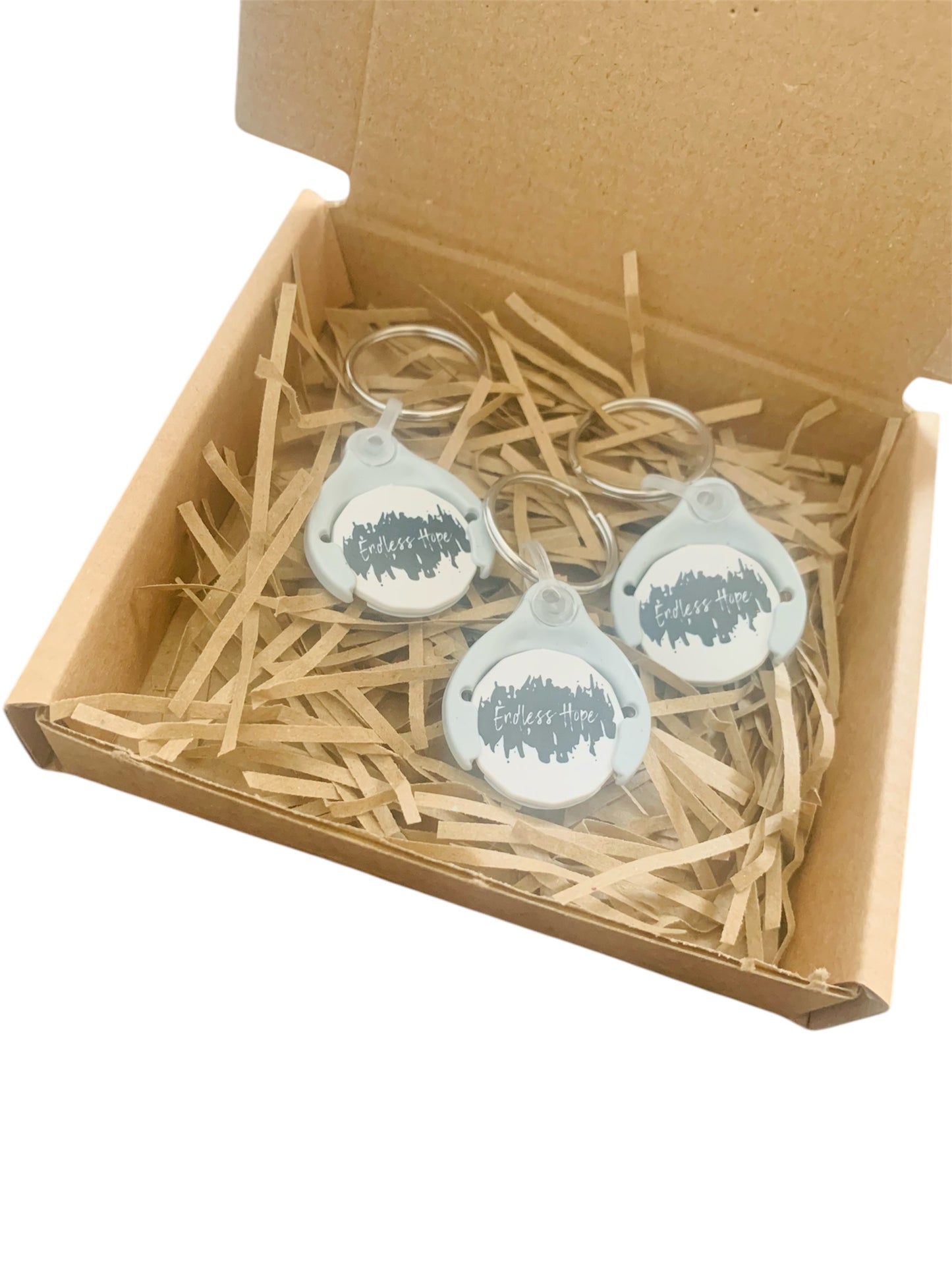 Eco friendly nine sided trolley or locker tokens