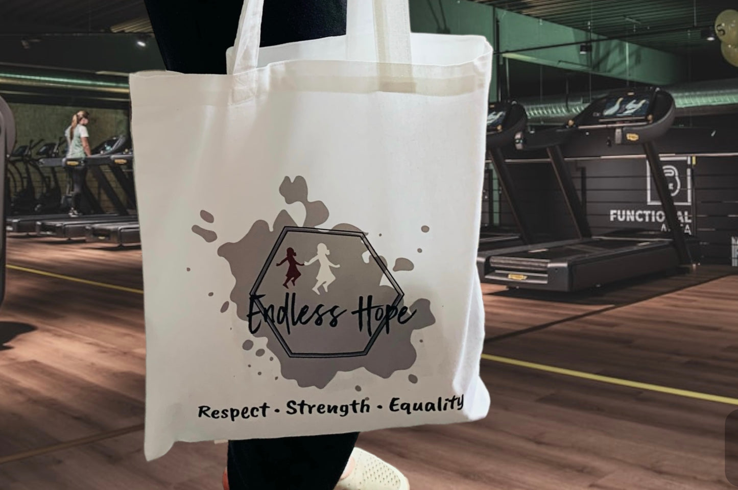 Two bags set, canvas and eco friendly