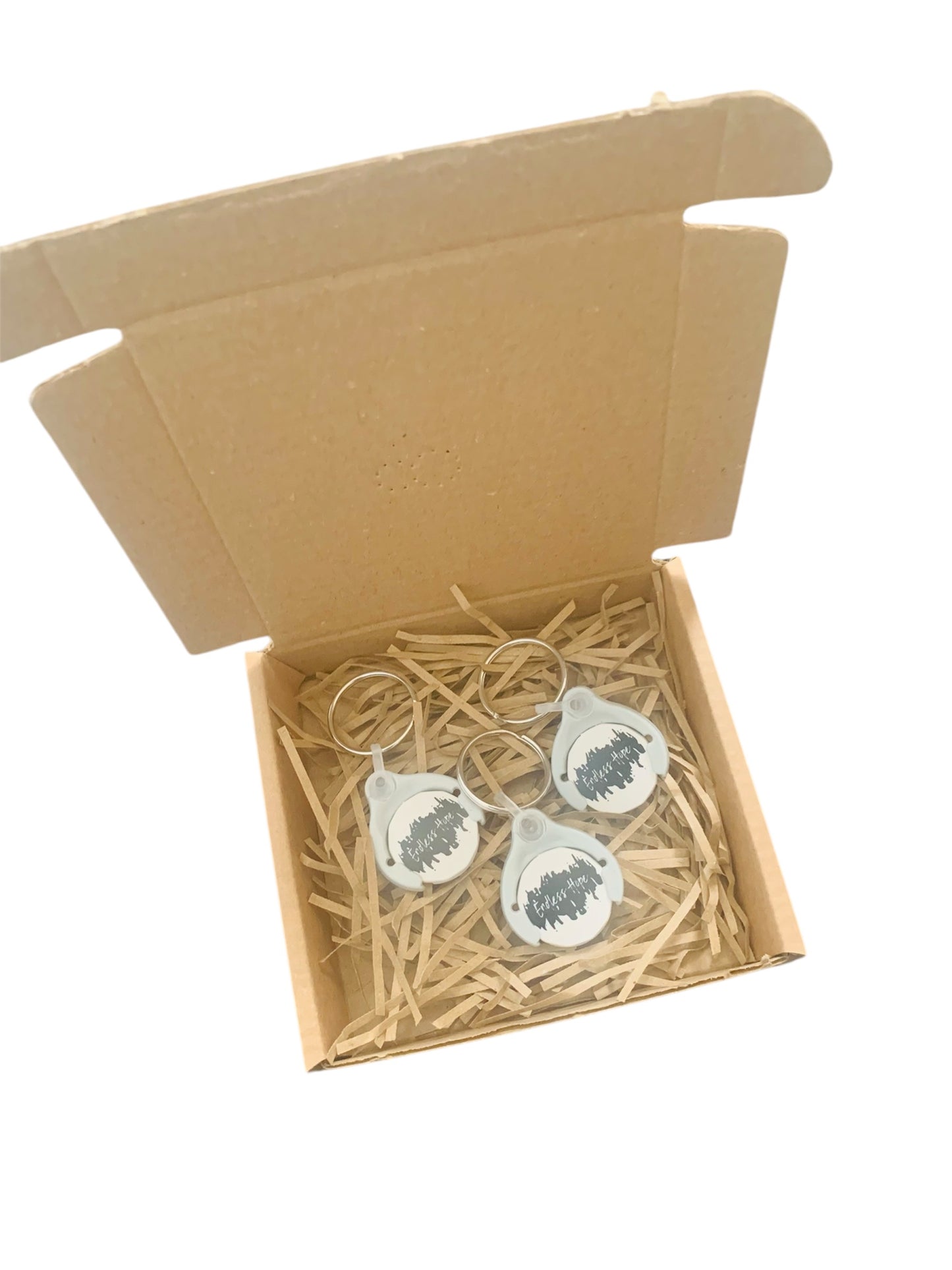 Eco friendly nine sided trolley or locker tokens