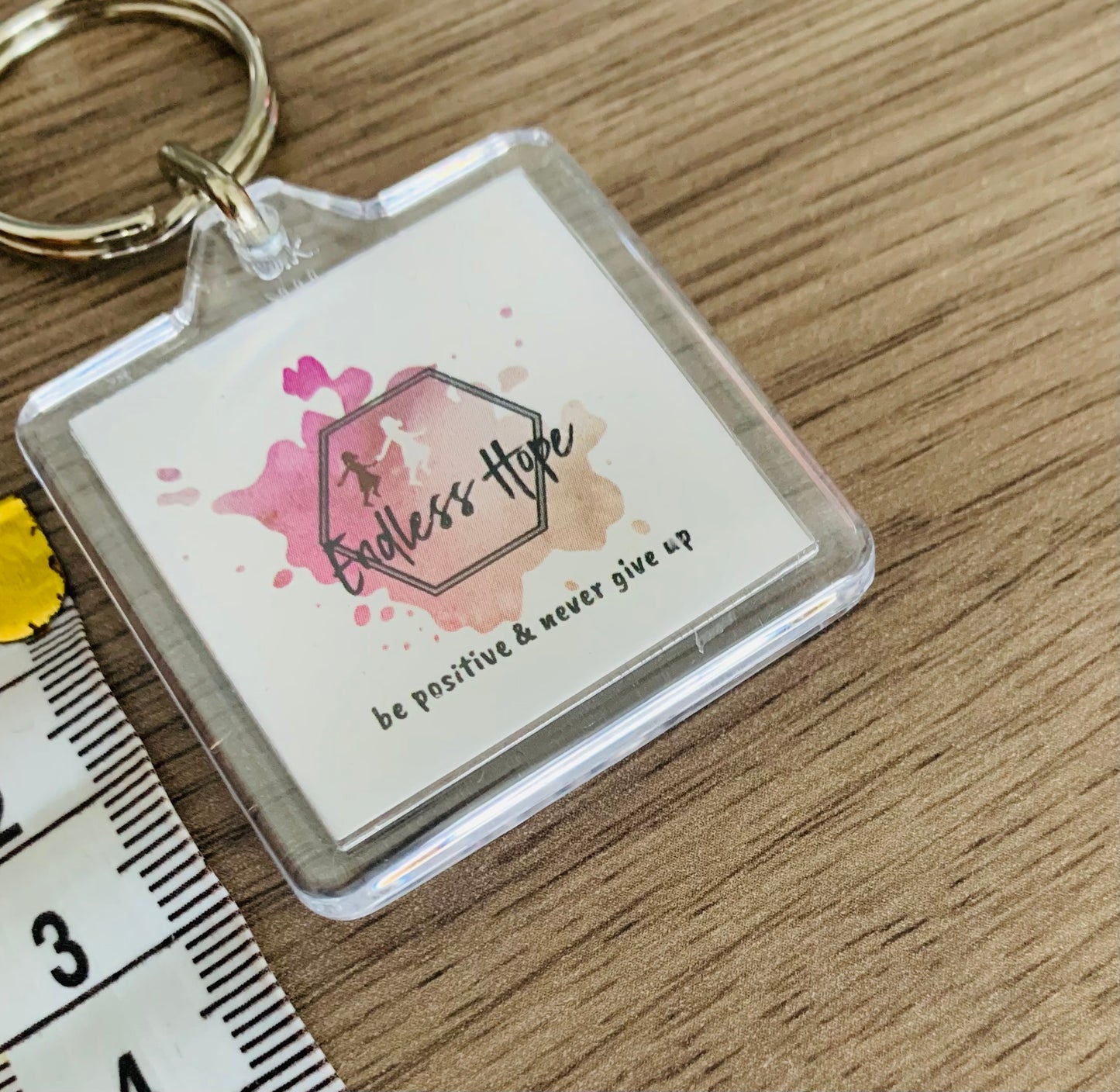 Double sided keyrings