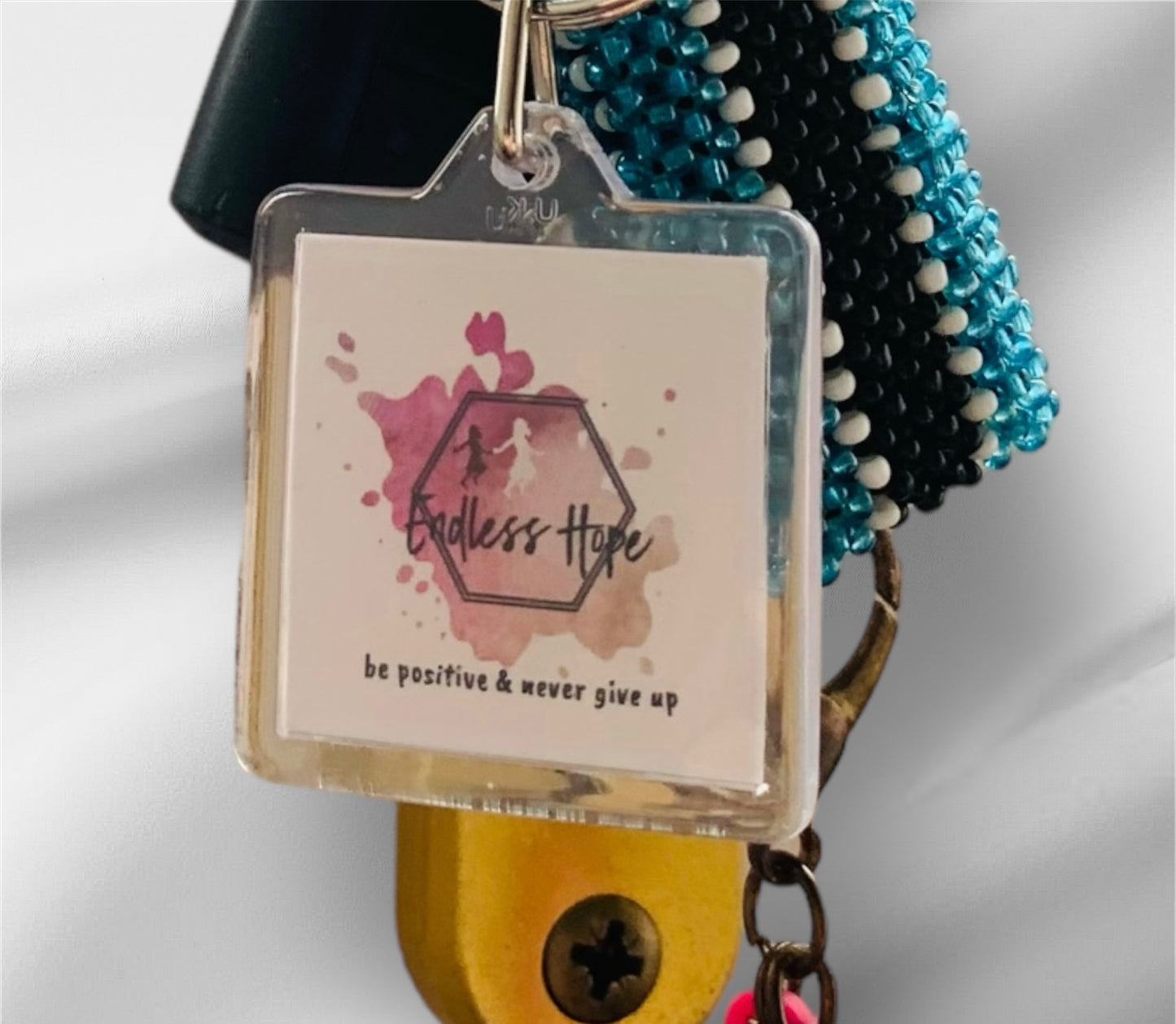 Double sided keyrings