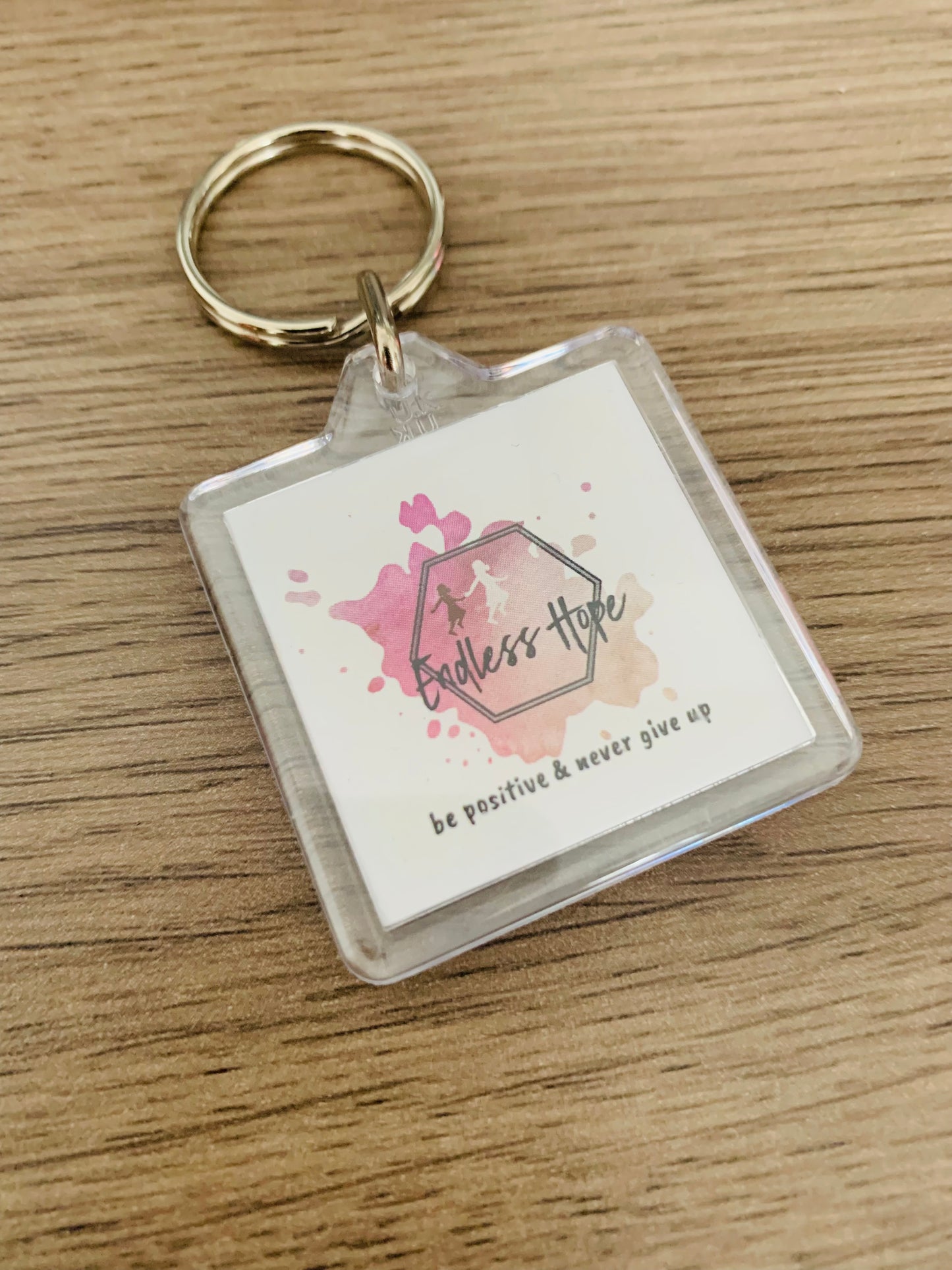 Double sided keyrings
